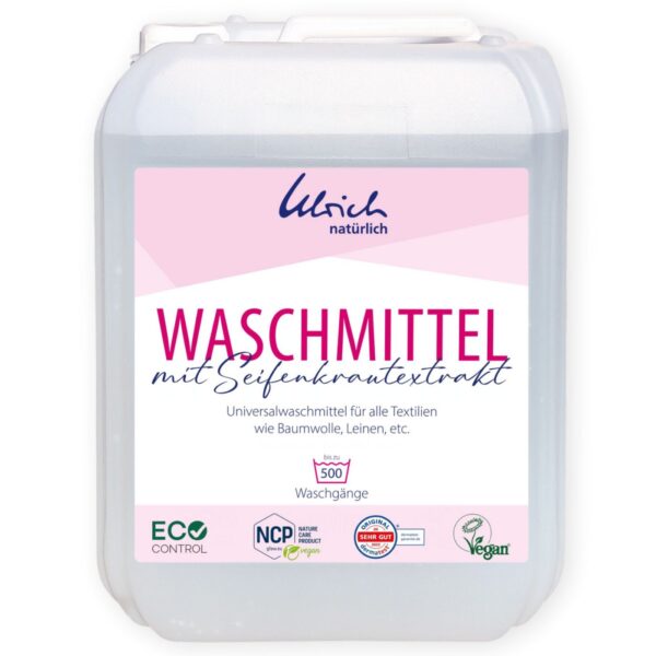 Ulrich natürlich Waschmittel mit Seifenkrautextrakt 5L