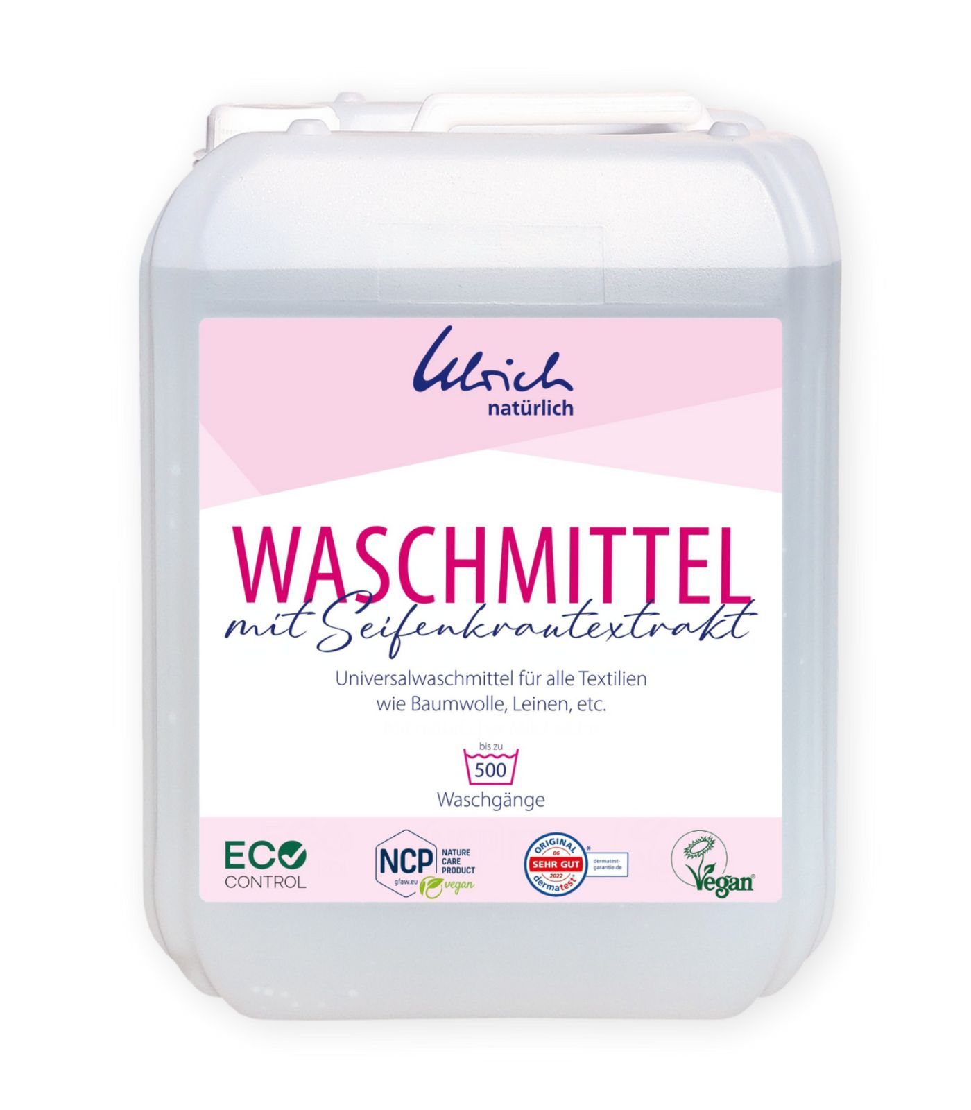 Ulrich Natuerlich Waschmittel Seifenkraut 5L - Natürlich Kustrich Onlineshop