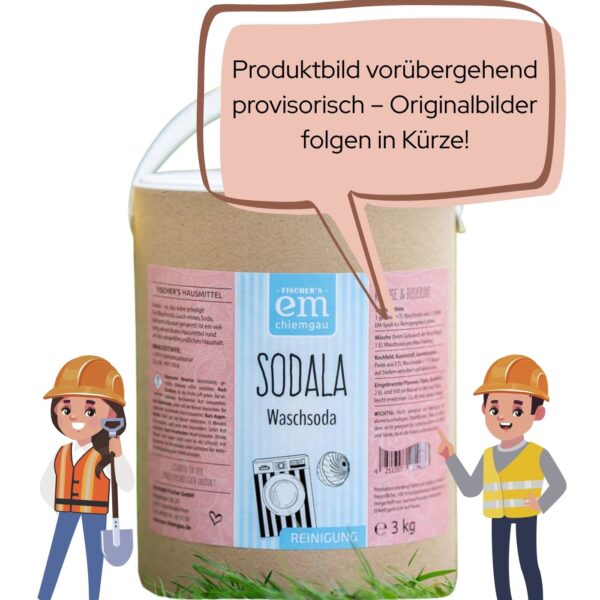 EM-Sodala Waschsoda 3 Kg Pappeimer