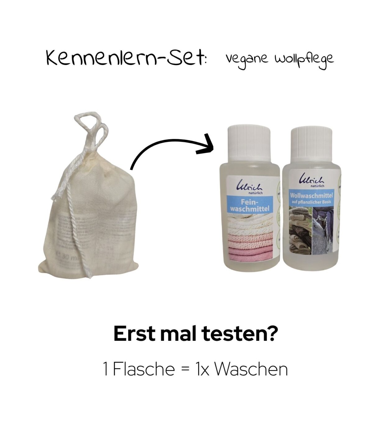 Wollpflege Proben Set Vegan