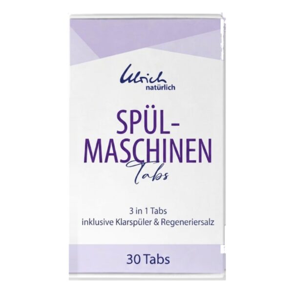 Ulrich natürlich Spülmaschinentabs 3 in 1 in der Packung mit 30 Tabs von Ulrich natürlich